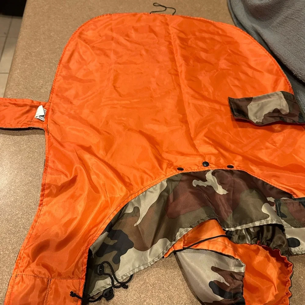 Camo Waterproof Pet Raincoat with Hood